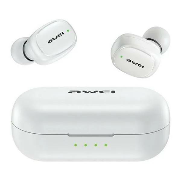 AWEI Bluetooth слушалки 5.1 T13 Pro TWS бял