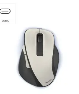 Alternative view of Hama MW-500 Recharge мишка creamy бял