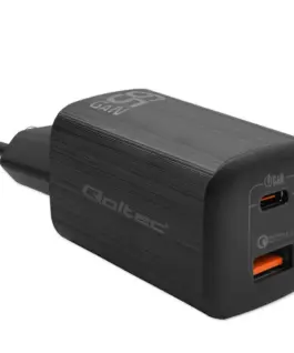 Qoltec GaN ULTRA 65W зарядно 5V 20V 2.25A 3.25A