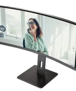 Alternative view of AOC Monitor CU34P3CV 34 inches 100Hz Curved VA HDMI DP USB-C