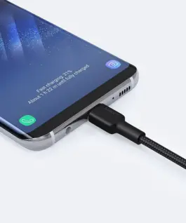 AUKEY AUKEY CB-CD30 Nylon cab le USB C – USB A 0.9m 3