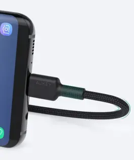 AUKEY AUKEY CB-CD30 Nylon cab le USB C – USB A 0.9m 3