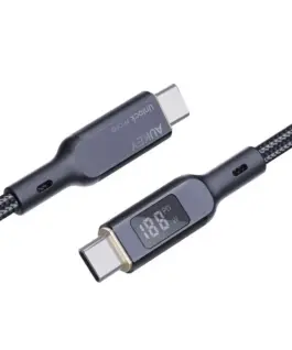 Alternative view of AUKEY AUKEY CB-MCC102 Nylon C able USB C - USB C 1.8m