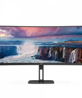 AOC Monitor CU34V5C 34 inch Curved VA 100Hz HDMI DP USB-C