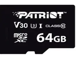 Patriot MicroSDHC card 64GB VX V30 C10 UHS-I U3
