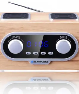 Alternative view of Blaupunkt Portable radio FM PLL SD/USB/AUX with battery and clock