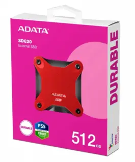 Alternative view of Adata външен SSD SD620 512G U3.2A 520/460 MB/s червен
