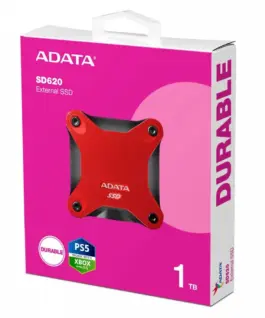 Alternative view of Adata външен SSD SD620 1TB U3.2A 520/460 MB/s червен