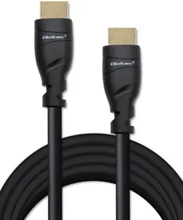 Alternative view of Qoltec HDMI v2.1 кабел UHS 8K 60Hz 26AWG GOLD 5m
