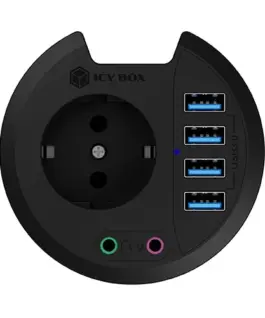 Alternative view of IcyBox ICY BOX IB-HUB1430 Desk Hub 80mm