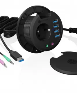 IcyBox ICY BOX IB-HUB1430 Desk Hub 80mm