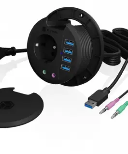 IcyBox ICY BOX IB-HUB1430 Desk Hub 80mm