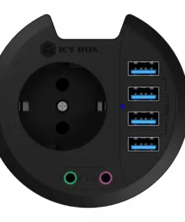 IcyBox ICY BOX IB-HUB1430 Desk Hub 80mm