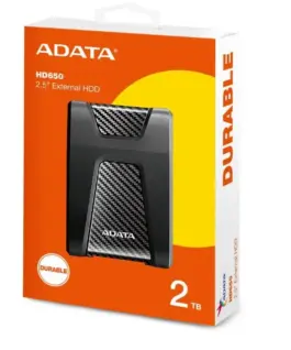 Adata HDD DashDrive Durable HD650 2TB 2.5 USB3.1 черен