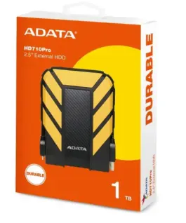 Adata HDD DashDrive Durable HD710 1TB 2.5 USB3.1 жълт