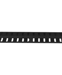 Lanberg кабел organizer 19 inches 1U with type A cover черен