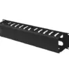 Lanberg кабел organizer 19 inches 2U with type A cover черен