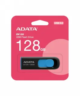 Adata Pendrive UV128 128GB USB3.2 черен-blue