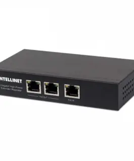 Alternative view of Intellinet Extender PoE+ 2-ports Gigabit 802.3at/af