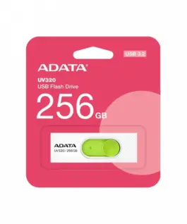 Adata Pendrive UV320 256GB USB3.2 бял-зелен