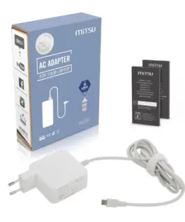 Mitsu Лаптоп power зарядно адаптер 45W USB type C USB-C 5V-9V-12V-15V/3A 20V/2.25A