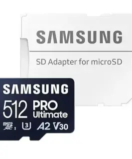 Samsung памет card microSD MB-MY512SA/WW Pro Ultimate 512GB + адаптер