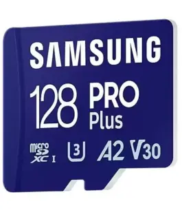 Samsung памет card microSD MB-MD128SA/EU 128GB PRO Plus + адаптер
