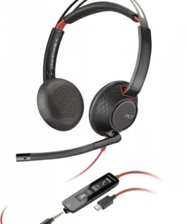 POLY Headset черенwire 5220 ST USB-C 3.5mm 8X231AA