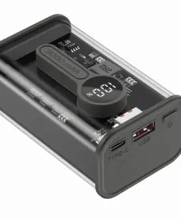 Gembird външна батерия прозрачен 9000 mAh QC3.0 черен