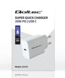 Qoltec Super Quick PD зарядно USB C