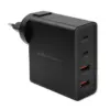 Qoltec GaN POWER PRO зарядно 2xUSB C 2xUSB 130W