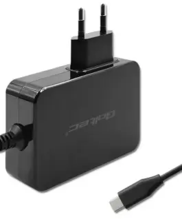 Alternative view of Qoltec GaN POWER PRO зарядно 1xUSB C, 90W, 5 20V