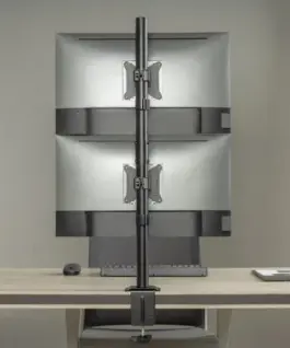 Gembird Mounting arm 2 monitors vertical 17-32 inch 9kg - Image 3