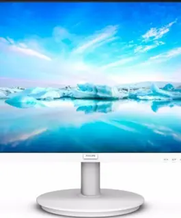 Philips Moniotr 241V8AW 23.8 inch IPS HDMI Speakers бял