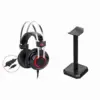 Геймърски слушалки Redragon Talos H601-1-BK с микрофон и стойка