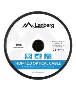 Lanberg HDMI кабел M/M v2. 10M черен optical AOC