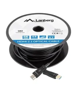 Lanberg HDMI кабел M/M v2. 10M 8k optical AOC