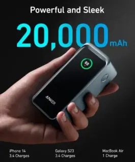 Anker външна батерия Prime 20000 mAh 200W USB-C x 2 USB-A x 1