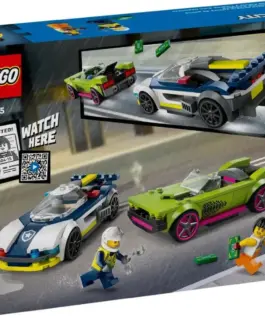 LEGO Klocki City 60415 Pościg radiowozu za muscle carem
