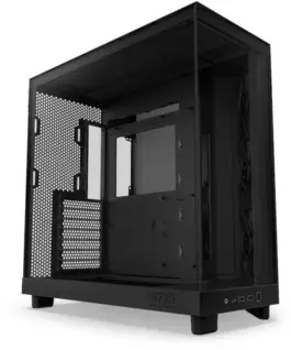 Alternative view of NZXT кутия за компютър H6 Flow with window черен