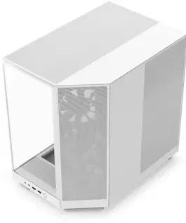 NZXT кутия за компютър H6 Flow with window бял