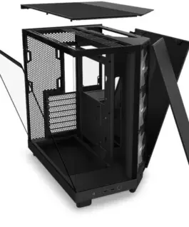 NZXT кутия за компютър H6 Flow RGB with window черен