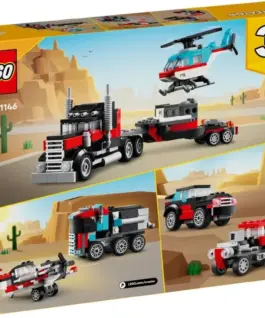 LEGO LEGO Creator 31146 Flatbed Truck with Helicopter