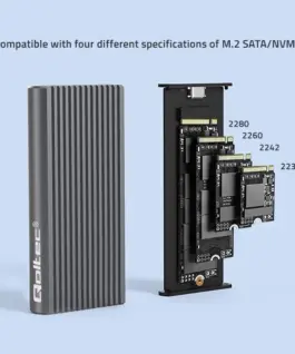 Qoltec Enclosure for drive M.2 SSD