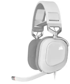 Corsair HS80 RGB USB Wiчервен Headset бял