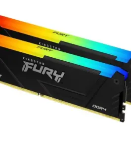 Kingston памет DDR4 Fury Beast RGB 16GB(2* 8GB)/3200 CL16