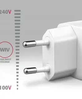 AXAGON ACU-DPQ65W GaN 3xport мрежово зарядно 65W бял