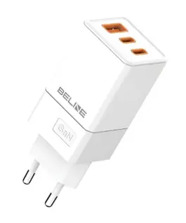 Beline Cherger 65W GaN 2xUSB-C +USB-A only head