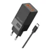 Beline зарядно 65W GaN 2xUSB-C +USB-A + USB-C кабел bl