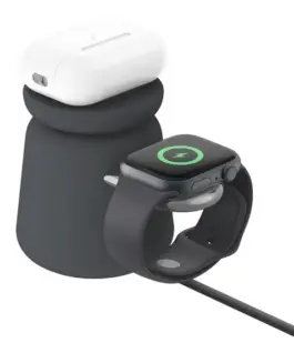 Alternative view of Belkin BoostCharge Pro 2-in-1 MagSafe Charcoal